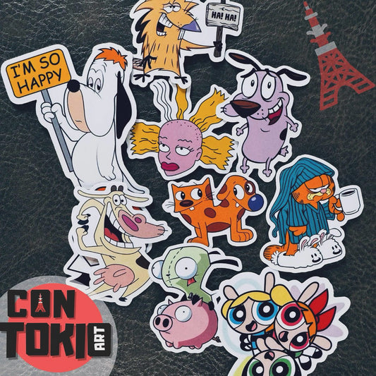 Pack Stickers Cartoon